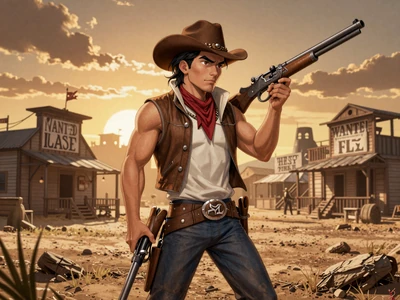 Wanted Dead or a Wild Western-Slot mit Outlaw-Cowboy bei XON Casino spielen