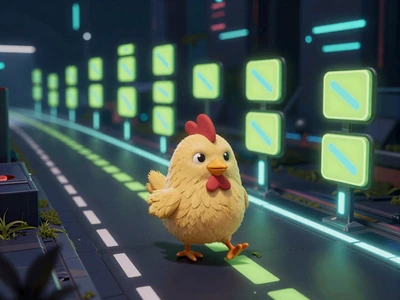 Chicken Road 2.0 Instant-Game mit Neon-Stra&szlig;e und Multiplikatoren bei XON Casino