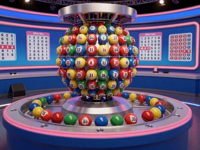 Mega Ball Live-Game-Show mit Ziehungsmaschine und digitalen Bingo-Karten bei XON Casino