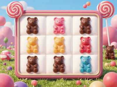 Sugar Rush Candy-Slot mit bunter S&uuml;&szlig;igkeiten-Welt bei XON Casino spielen