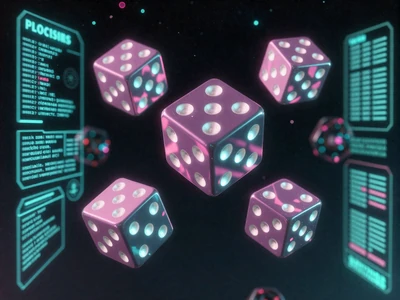 Dice Instant-Game mit holografischen W&uuml;rfeln und Neon-Design bei XON Casino