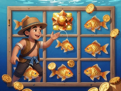 Big Bass Bonanza Angel-Slot mit goldenem Fisch und Unterwasser-Schatz bei XON Casino